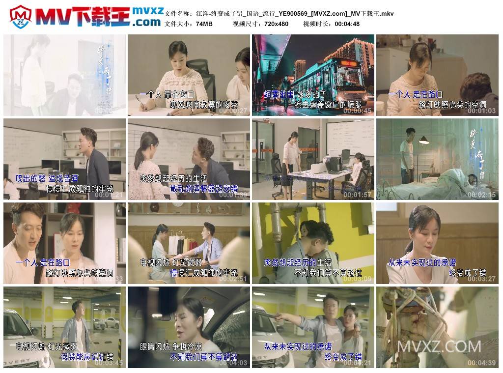 江洋-终变成了错_国语_流行_YE900569